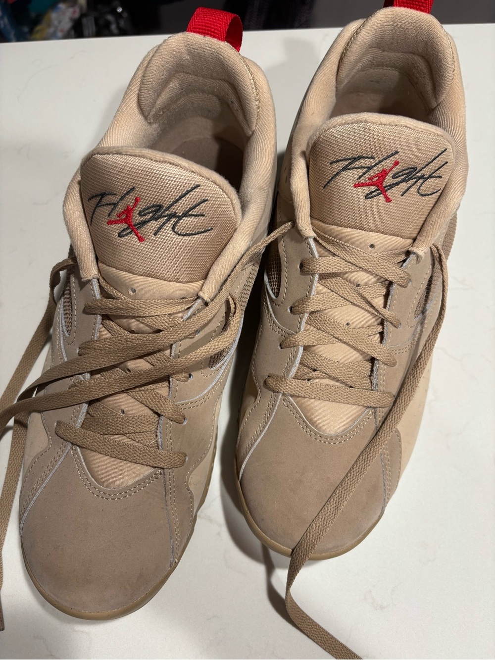 US Men's size 11.5 in the Air Jordan MVP 92 "Desert Camo" (HQ3950-200)